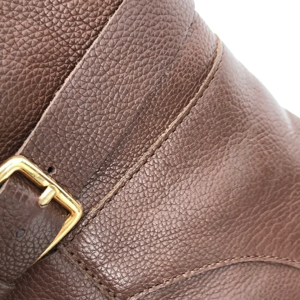 Cole Haan Signature Grand OS Booties Size 11B (H15-BR W02757 11B) Golden Buckle